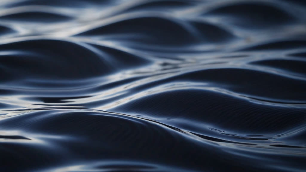 Visual representation of smooth, low-frequency ambient soundscapes.